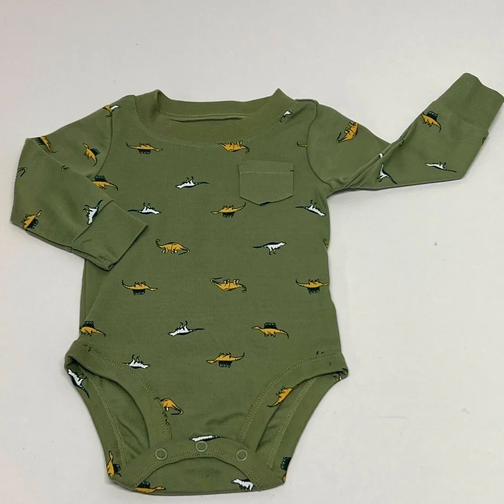 Carter’s - Baby Boy's 4-Piece Long Sleeve Bodysuits & Jogger Pants Set